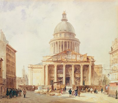 Il Pantheon nel 1835 da Francois Etienne Villeret